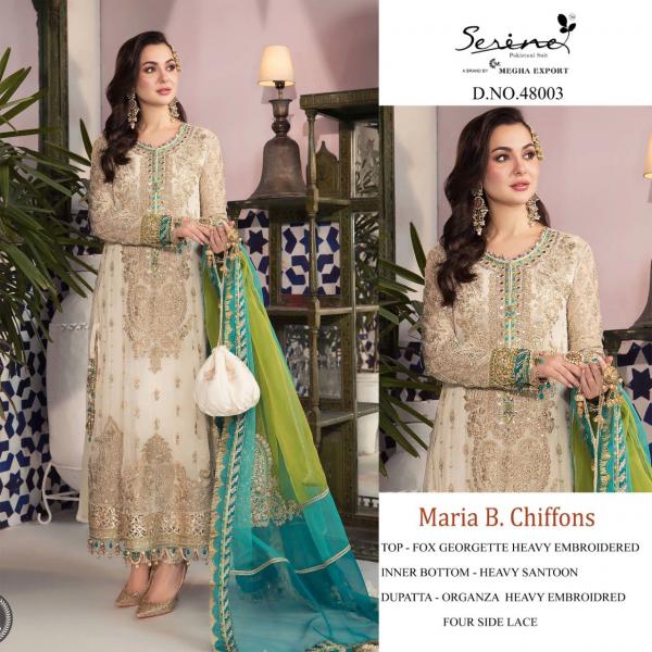 Serine Maria B Chiffons Georgette Pakistani Suits Collection